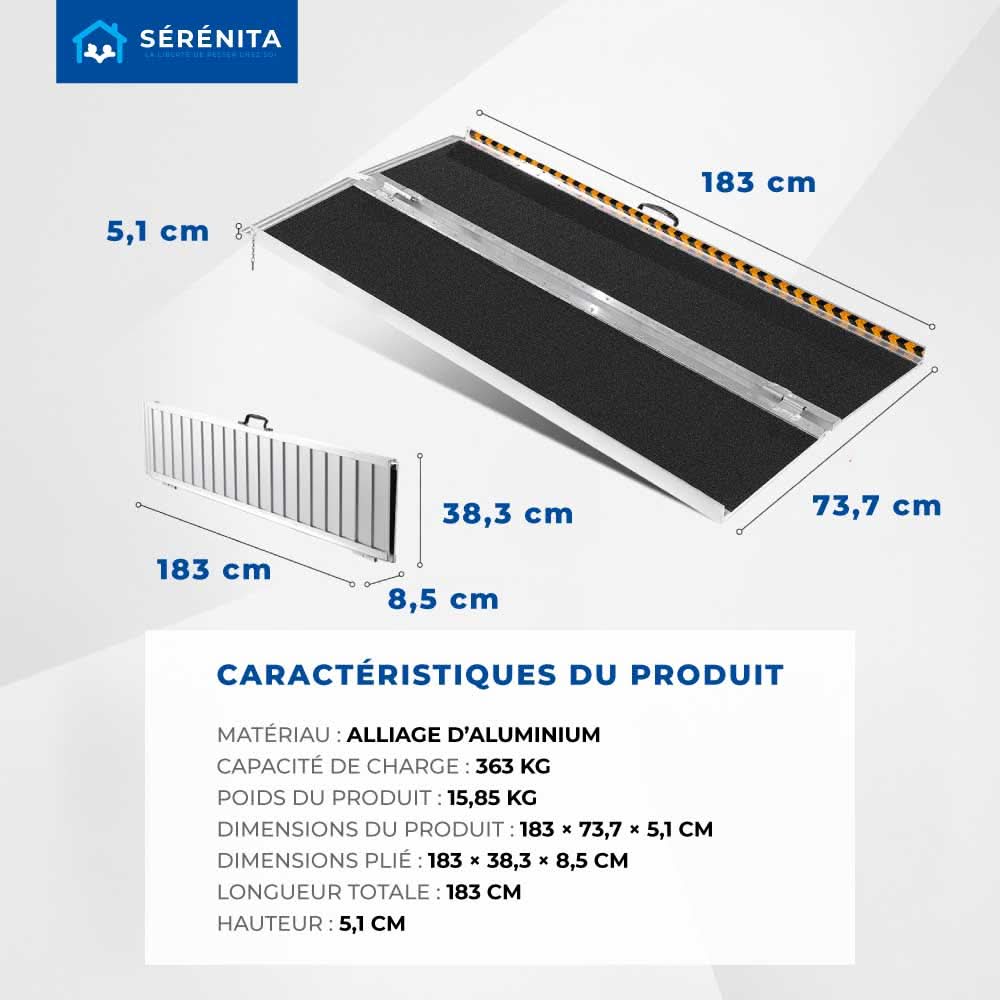 Foldable Access Ramp for Portable Use