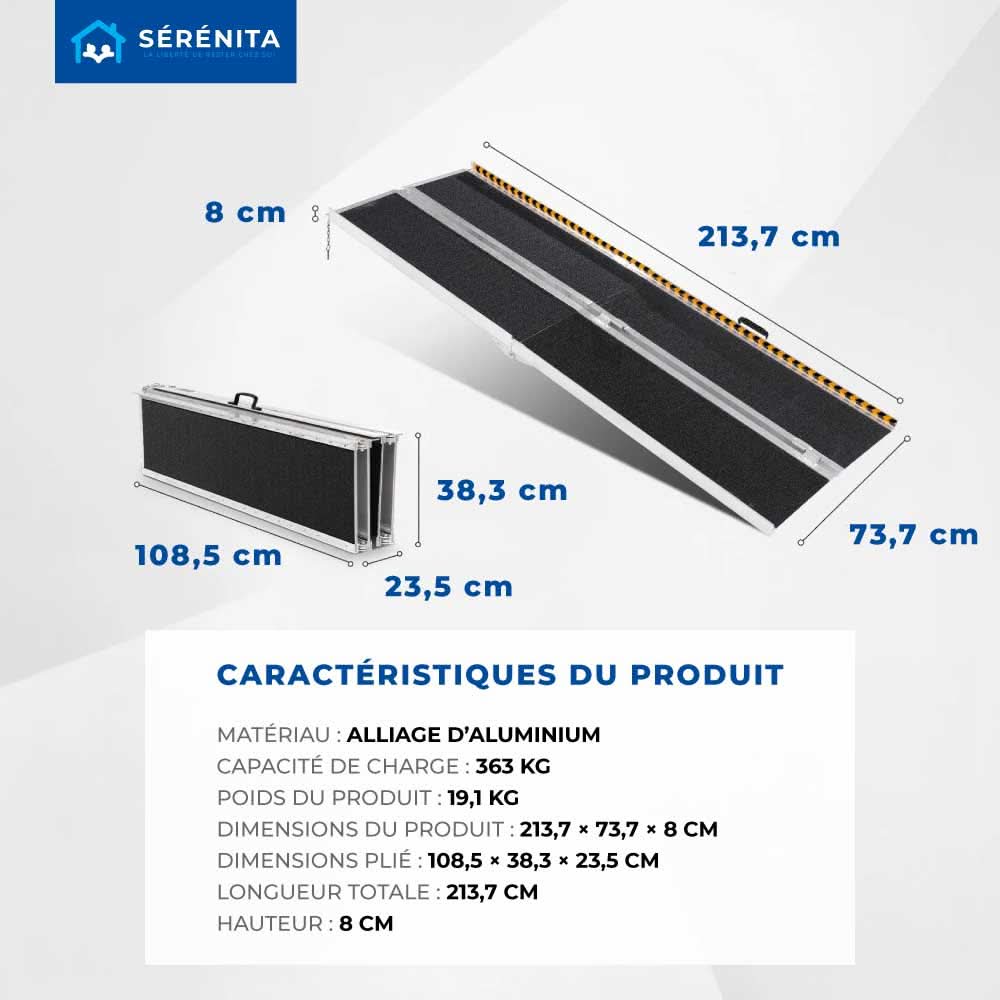 Foldable Access Ramp for Portable Use