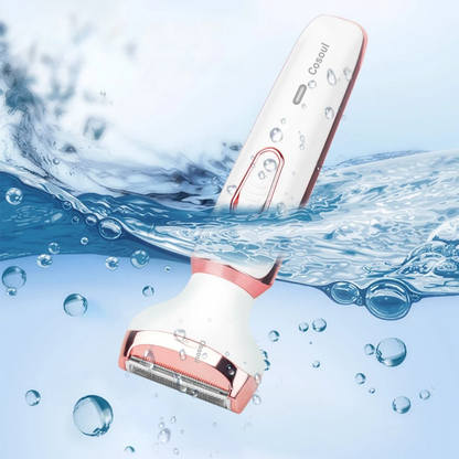 Electric Shaver with Comb and Trimmer – 4 Functions