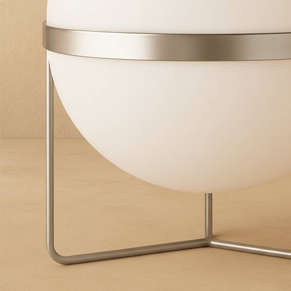 Minimalist LED Floor Lamp in Steel – Stable Lighting for Living and Bedrooms
