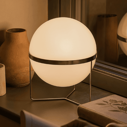 Minimalist LED Floor Lamp in Steel – Stable Lighting for Living and Bedrooms