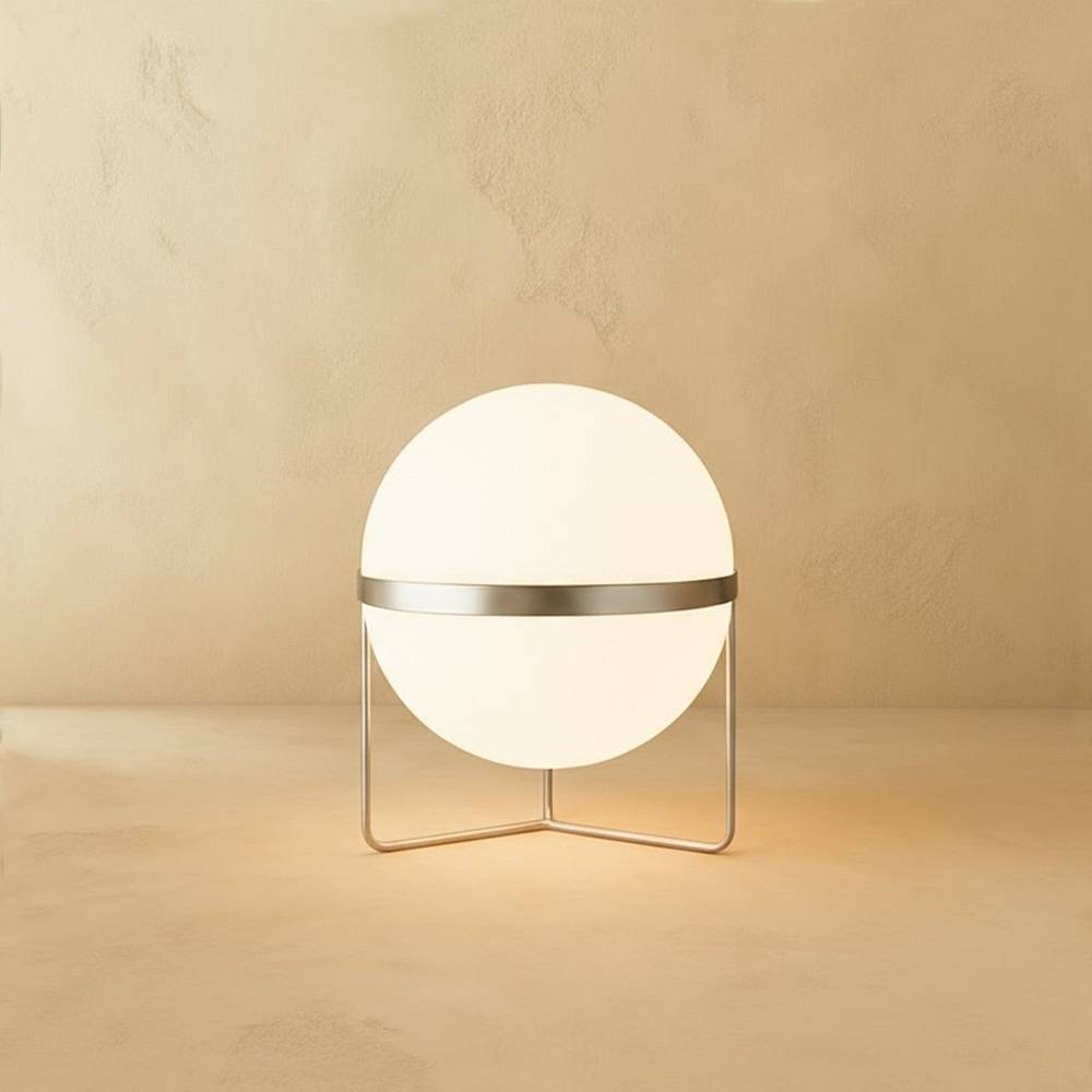 Minimalist LED Floor Lamp in Steel – Stable Lighting for Living and Bedrooms
