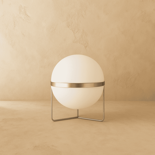 Minimalist LED Floor Lamp in Steel – Stable Lighting for Living and Bedrooms