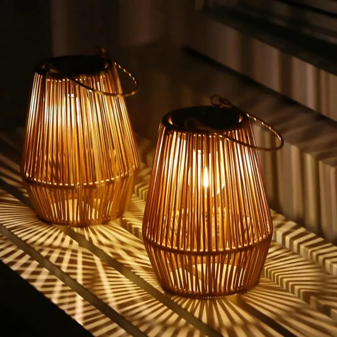 EcoGlow Lantern | Automatic LED Light for Your Outdoor Oasis