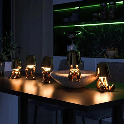 Dimmable Touch-Control LED Desk Lamp with Rechargeable Battery