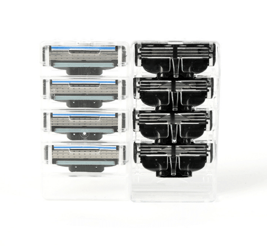 Men's Razor Blades – Set of 4, Compatible with Mach3