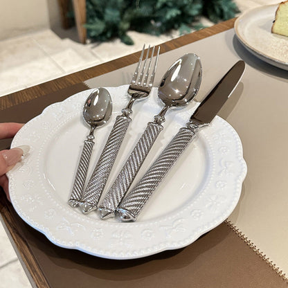 Elegant Dining Collection – Silver Cutlery Set for Luxury Meals
