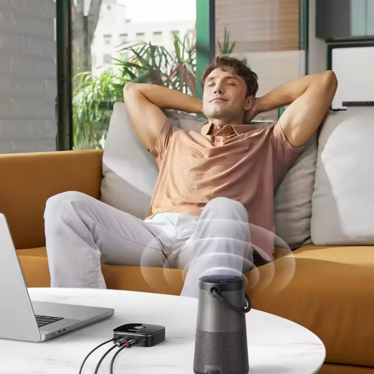 Bluetooth Audio Receiver with USB Playback – High-Speed Connectivity