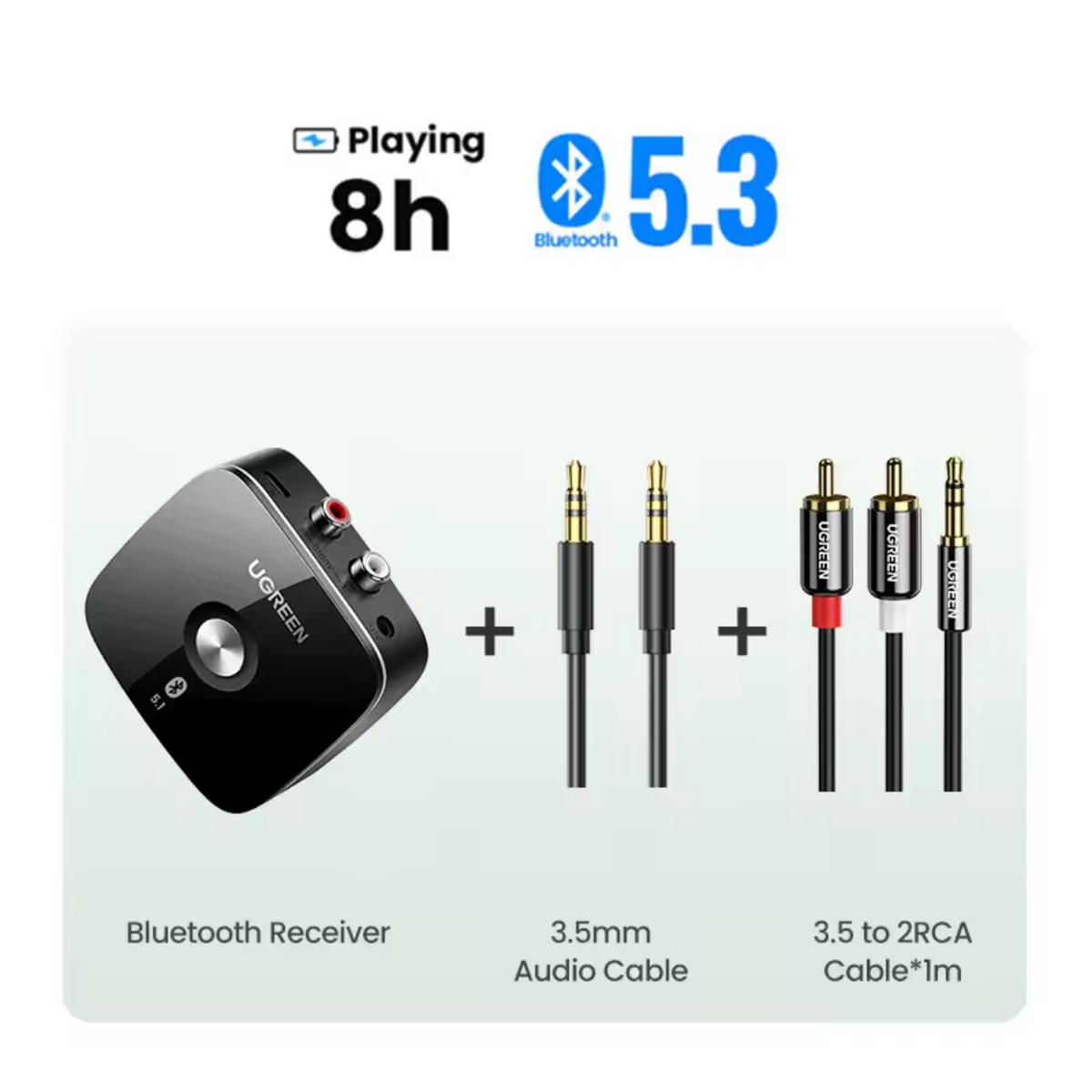 Bluetooth Audio Receiver with USB Playback – High-Speed Connectivity