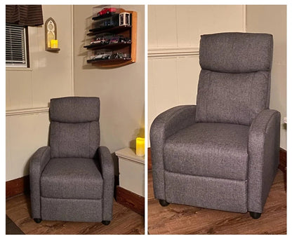 Reclining Massage Chair with Dual Lumbar Support | 8 Settings, 3 Levels, 90°–160° Angle, Footrest & 275 lb Weight Limit