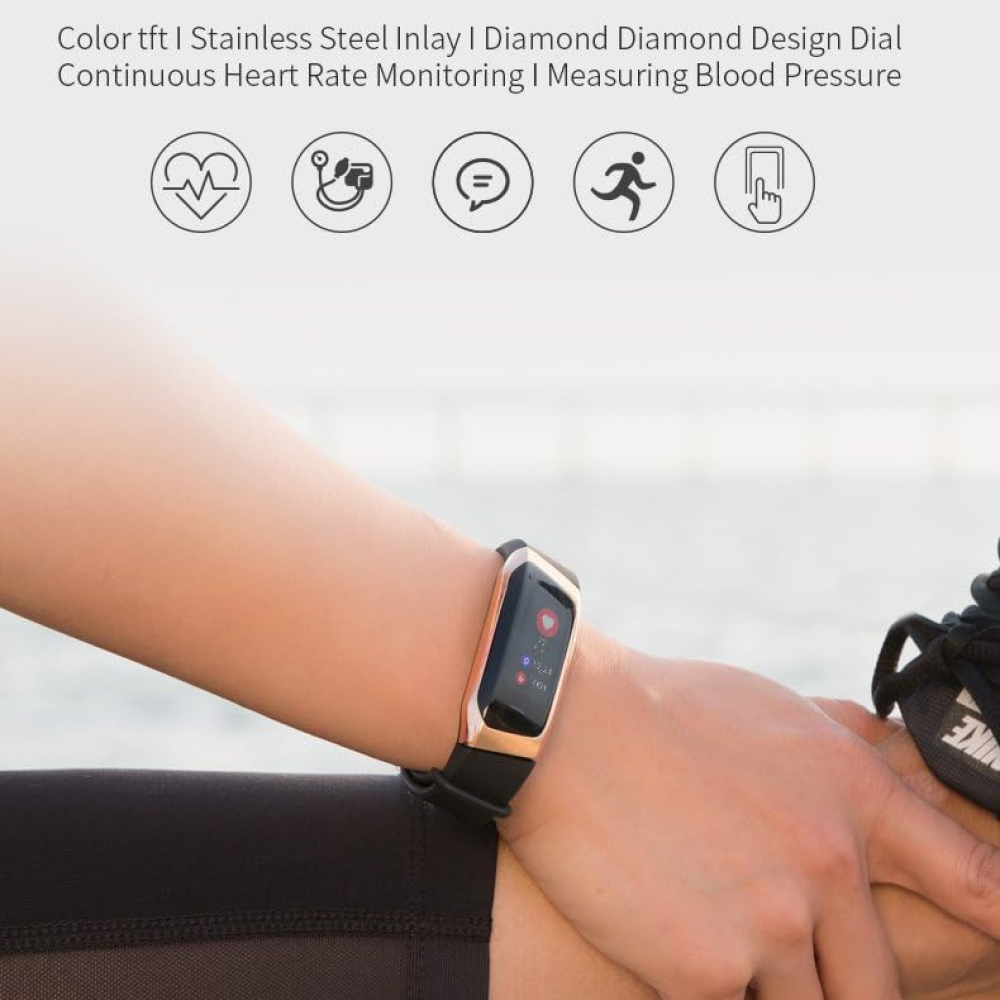 Sports Waterproof Smartwatch for Notifications and Daily Activity Monitoring