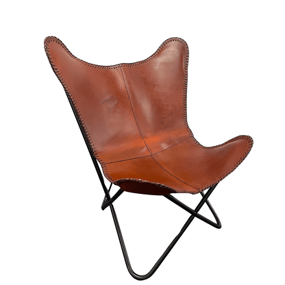 Genuine Leather Bat Chair in Various Colors Available