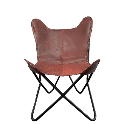 Genuine Leather Bat Chair in Various Colors Available