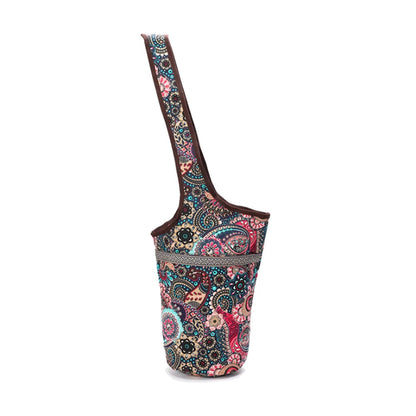 Canvas Bag for Yoga Mat with Print Design