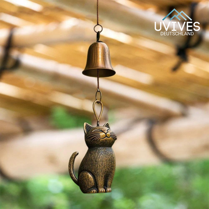 Handcrafted Wind Chime for Cat Lovers