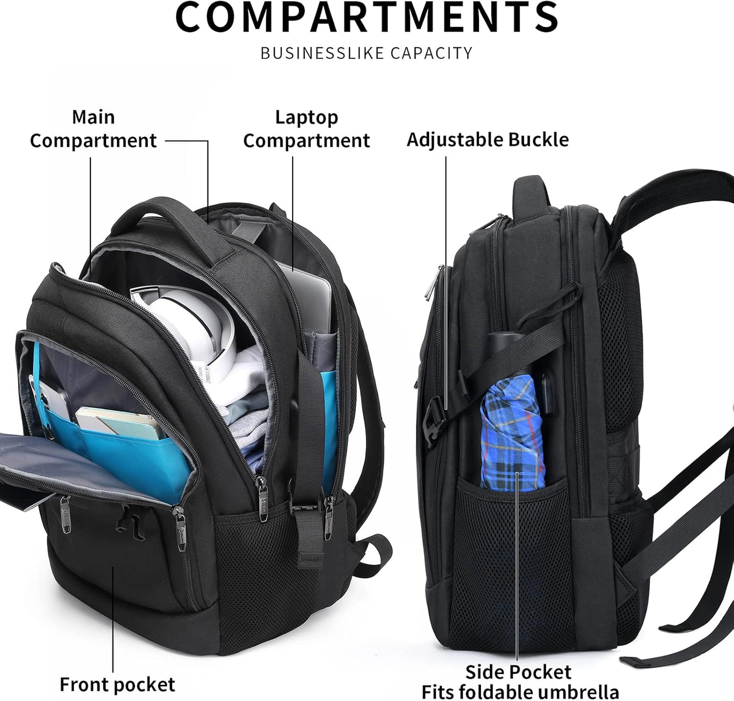 Ultimate Travel Laptop Backpack | Waterproof & Secure