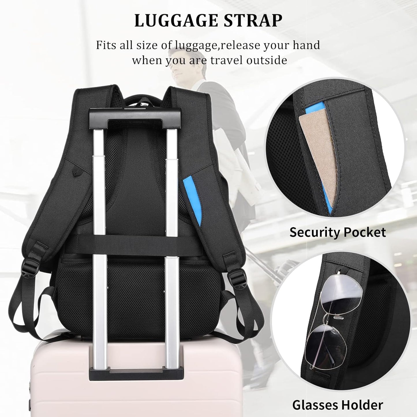 Ultimate Travel Laptop Backpack | Waterproof & Secure