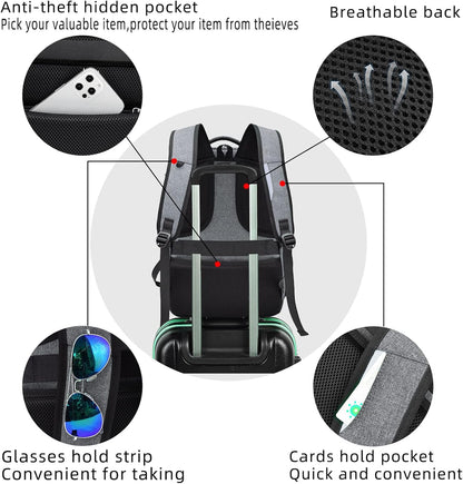 Ultimate Travel Laptop Backpack | Waterproof & Secure