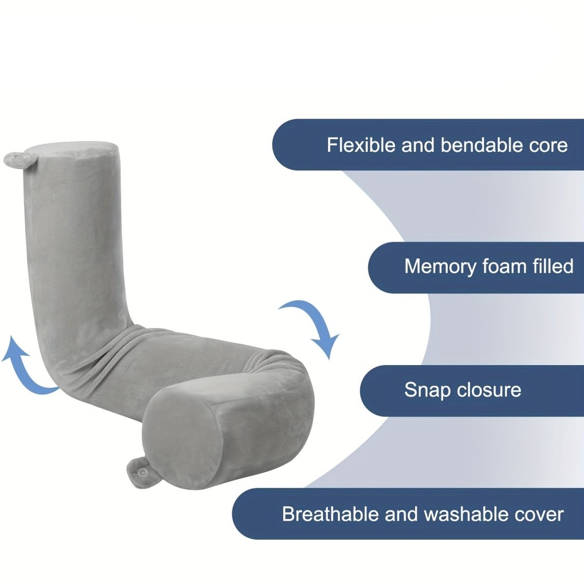 Travel Comfort Pillow | Ergonomic Neck Support | Portable