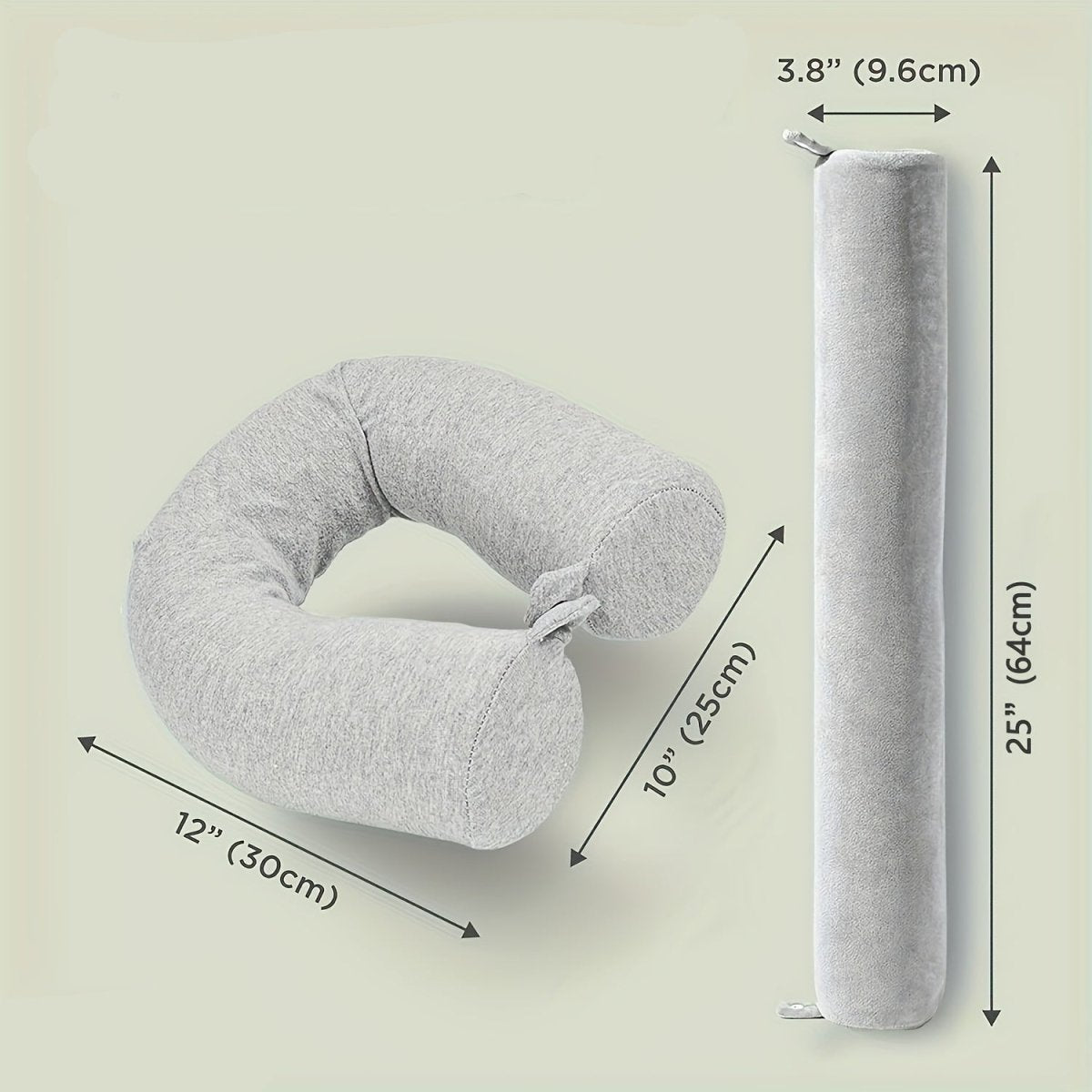 Travel Comfort Pillow | Ergonomic Neck Support | Portable
