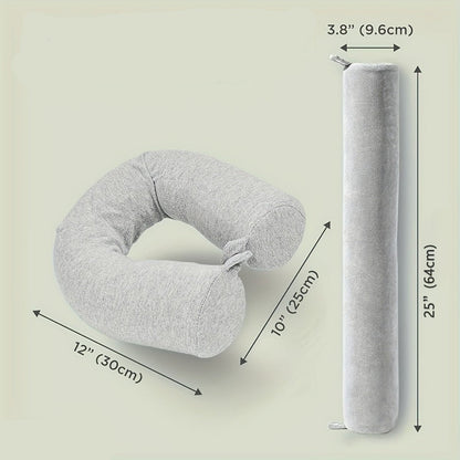Travel Comfort Pillow | Ergonomic Neck Support | Portable