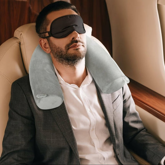 Travel Comfort Pillow | Ergonomic Neck Support | Portable