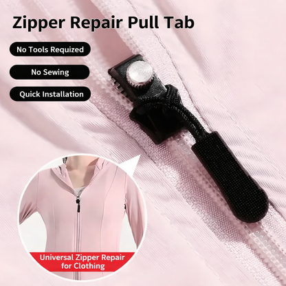 Instant Zipper Fix Kit | Quick Slide Repair | No Sewing Needed