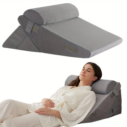 Elevated Comfort Pillow for Leg and Back Support Relaxation