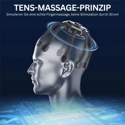 Portable Scalp Massager for Stress Relief and Hair Growth