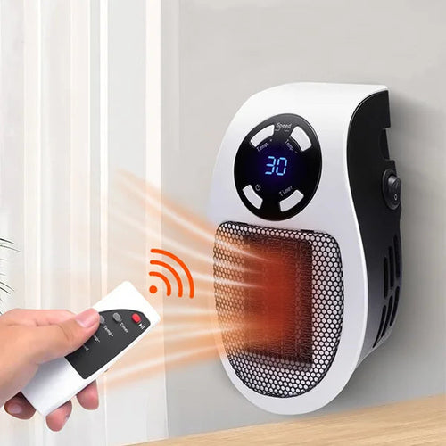 Electric Heater with Remote – High-Power Heating Solution