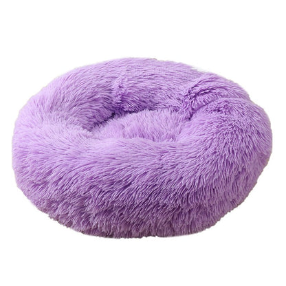 Cozy Dog Bed in Donut Shape with Detachable Cover