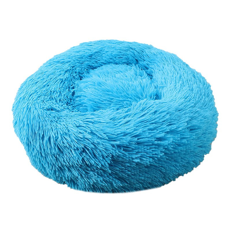 Cozy Dog Bed in Donut Shape with Detachable Cover