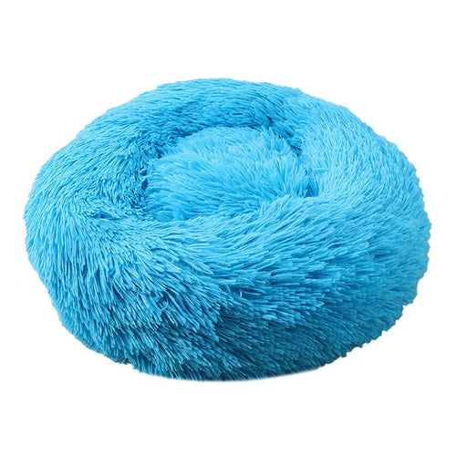 Cozy Dog Bed in Donut Shape with Detachable Cover