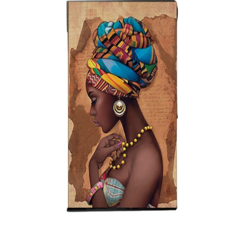Elegant African Portrait - Canvas Art for Stunning Interiors