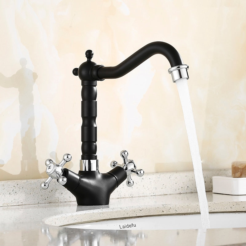 Antique-Style Rustic Sink Faucet – Perfect for Vintage Kitchens or Bathrooms