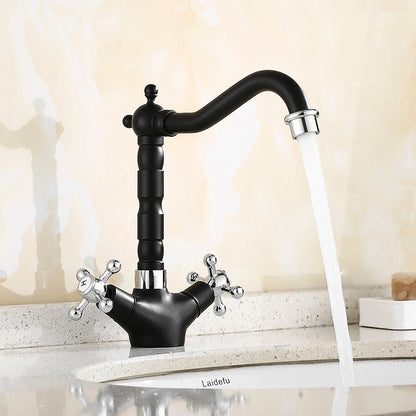 Antique-Style Rustic Sink Faucet – Perfect for Vintage Kitchens or Bathrooms