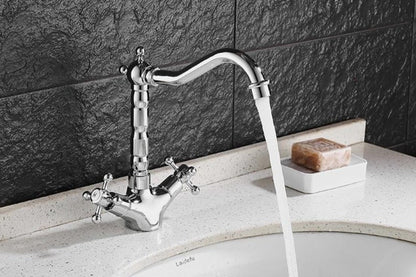 Antique-Style Rustic Sink Faucet – Perfect for Vintage Kitchens or Bathrooms