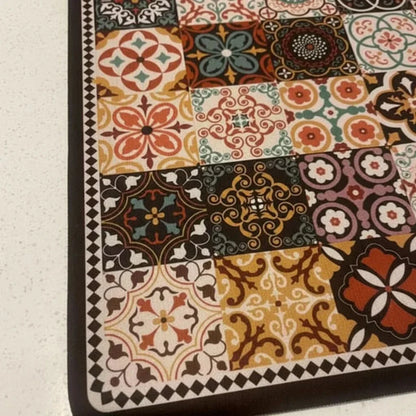 Vintage Coffee Mat for Spill Prevention