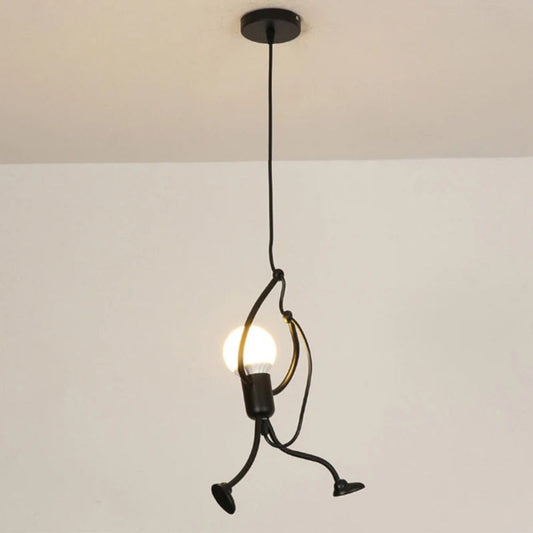 Adjustable Drop Ceiling Light with Whimsical Pendant Design