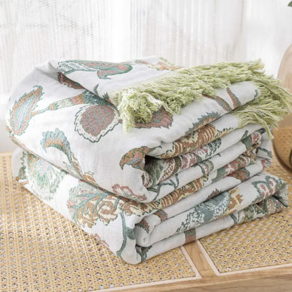 Chic Paisley Tassel Throw Blanket for Every Occasion