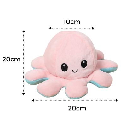 Reversible Mini Octopus Plush Toy