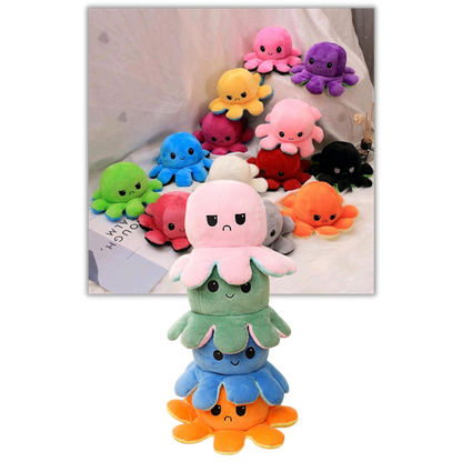 Reversible Mini Octopus Plush Toy