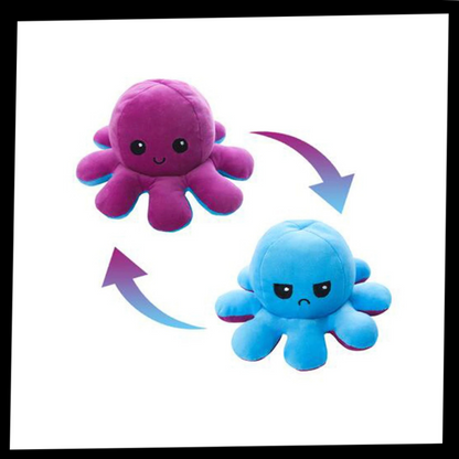 Reversible Mini Octopus Plush Toy