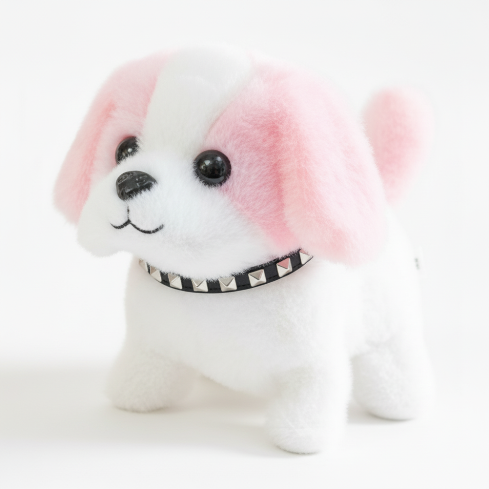 Interactive Plush Puppy Toy for Kids - Walking and Barking Robot Dog