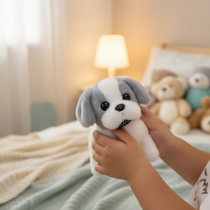 Interactive Plush Puppy Toy for Kids - Walking and Barking Robot Dog