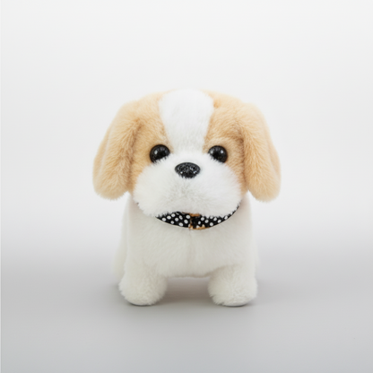 Interactive Plush Puppy Toy for Kids - Walking and Barking Robot Dog