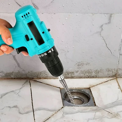 Ultimate Drain Clearing Tool | Power Drill Attachment | Fits 20–80 mm Pipes