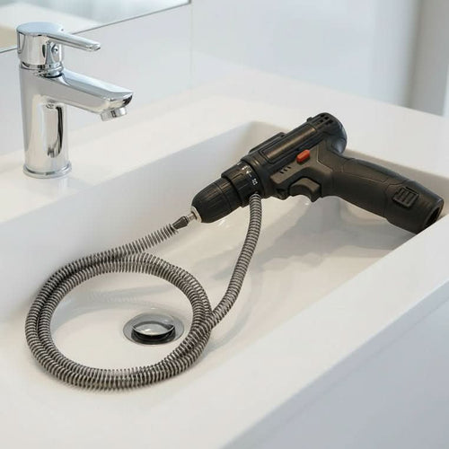 Ultimate Drain Clearing Tool | Power Drill Attachment | Fits 20–80 mm Pipes