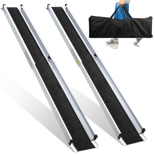 Aluminum Loading Ramp for Wheelchairs - 2x Capacity 300 kg