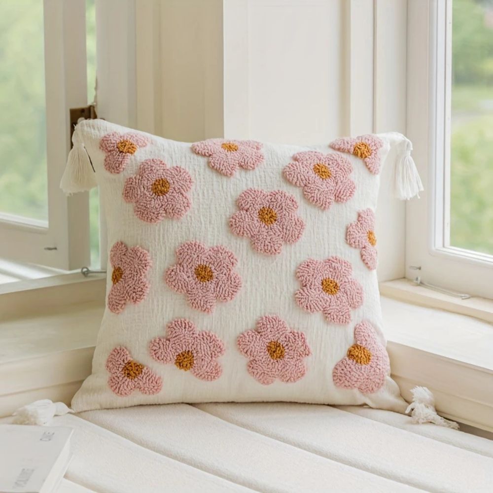 Spring Blossom Decorative Cushion Cover